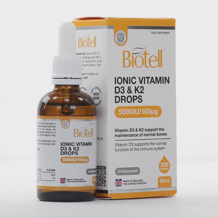 Ionic Vitamin D3 & K2 Drops