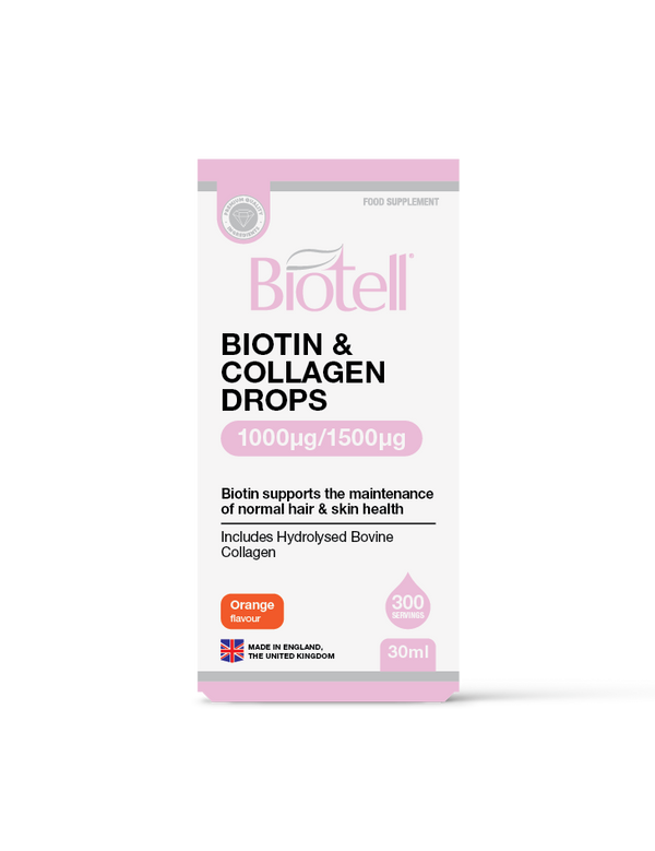 Biotell Biotin & Collagen Drops 1000/1500