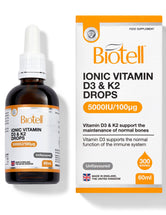 Ionic Vitamin D3 & K2 Drops