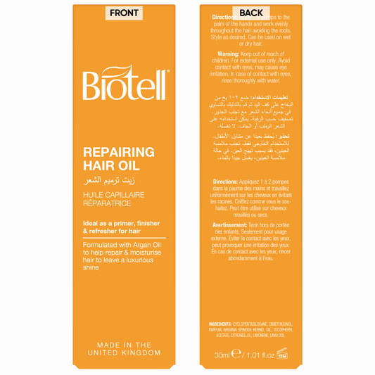 Repairing Hair Oil