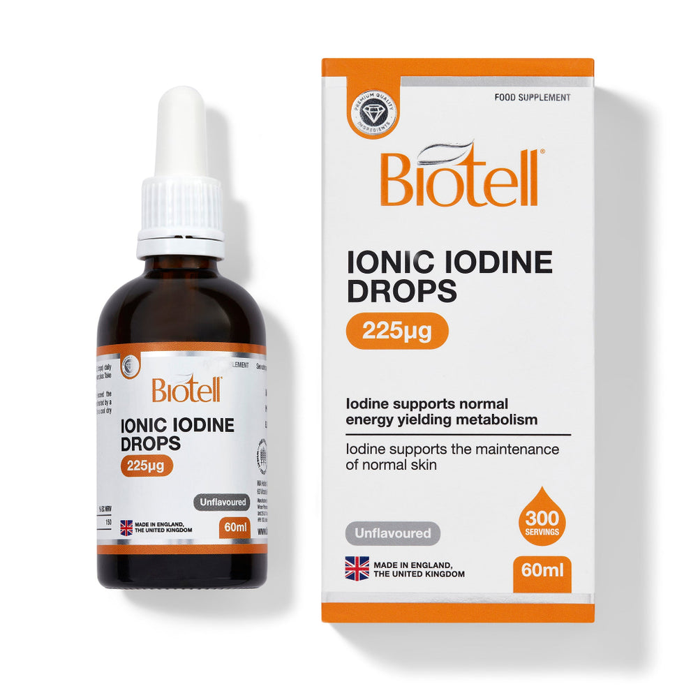 Biotell Ionic Iodine Drops 225μg – Thyroid, Skin & Metabolism Support